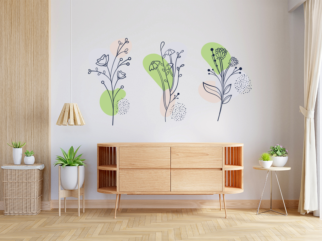 Cómo decorar una pared con VINILOS DECORATIVOS - Ideas